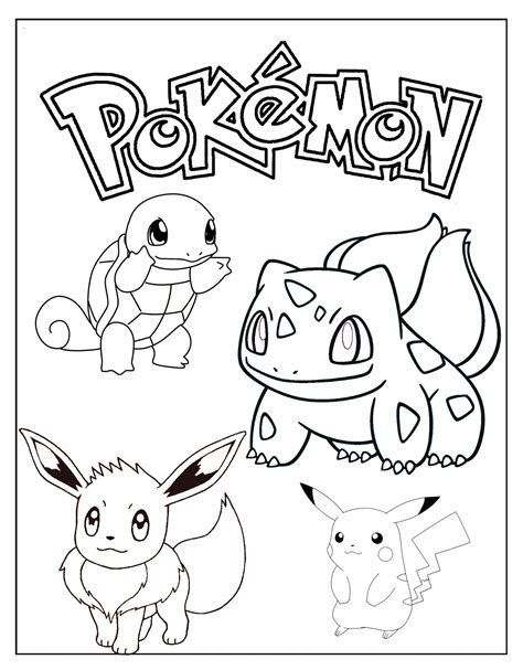 pokemon colouring in pages|Free Pokemon printable sheets, pages and pdf